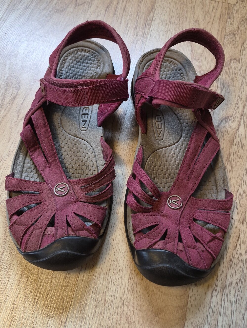Keen Women's Maroon Strappy Sport Sandals